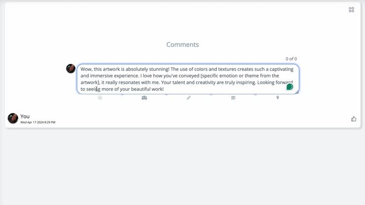 add comments in xml file